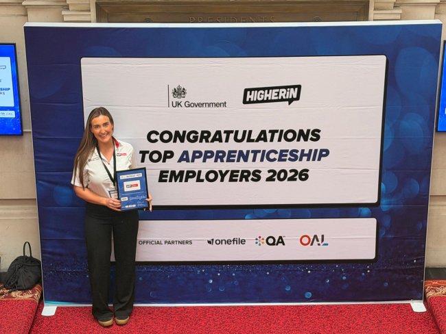 adi Group recognised as one of the UK’s Top 100 Apprenticeship Employers for 2026